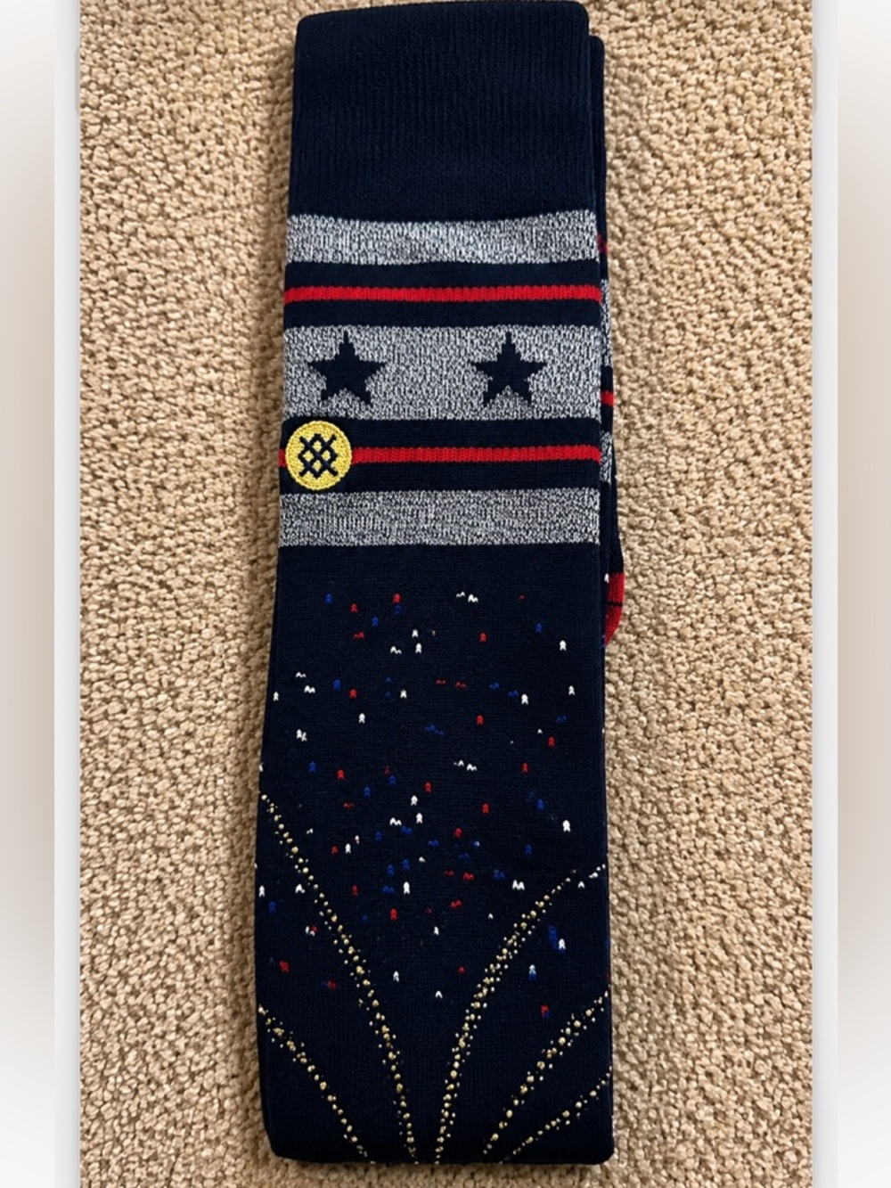 🇺🇸 MLB Stance Patriotic Stars & Fireworks Socks